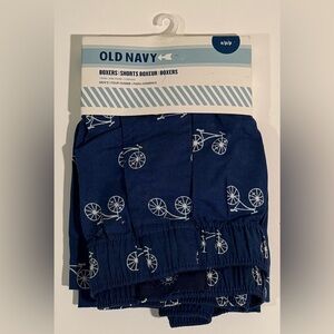 Old Navy Blue Bicycle Print Boxers